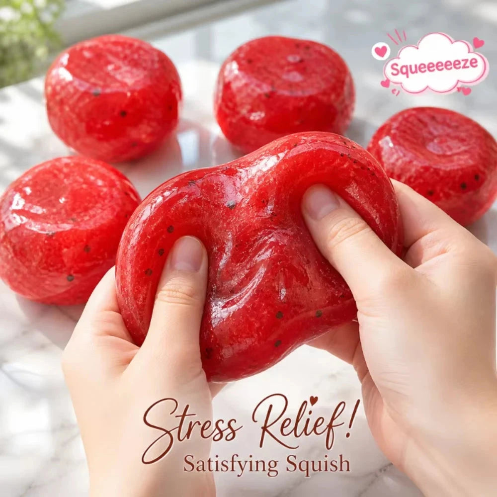 Handmade Watermelon Slushy Squishy Toy