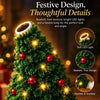 New Christmas Tree Design Projector Light USB Powered Christmas Night Light Ceiling Projector Indoor for Holiday Home Decor Xmas