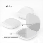 Mini Compact Foldable Pocket Hand Led Makeup Mirror With Led Light 5x/10x Magnification Rechargeable And Small