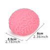 Cute Brain Squishy Stress Ball Funny Squeeze Ornament Party Favor Easter Halloween Birthday Festival Gift