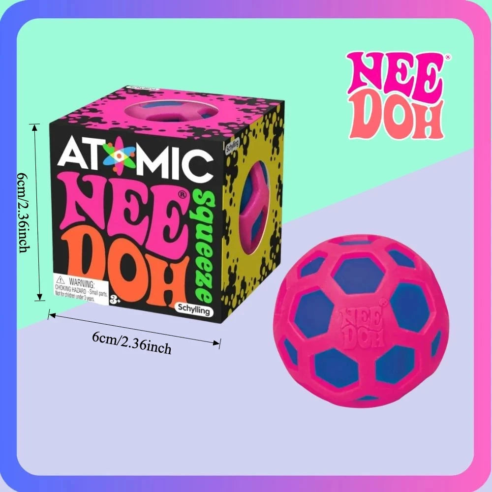 Needoh Atomic Stress Relief Ball & Jelly Squishies Toys
