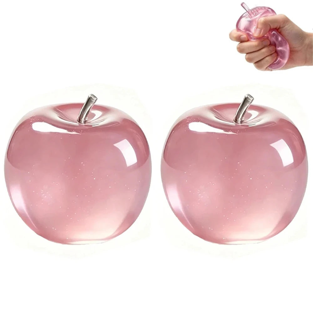 Squishy Fruit Apple  Squeeze Stress Relief Hand Toy