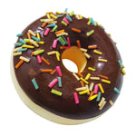 Chocolate Cake Roll Artificial Donut Mini Squishy Toy Simulation Food Photography Props Decoration Novelty 6.2CM Model