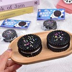 Simulation Stress Relief Squishy Toy. Creative Cookie Cake Super Soft Squeeze Toy. Sandwich Biscuit Antistress Gadget.